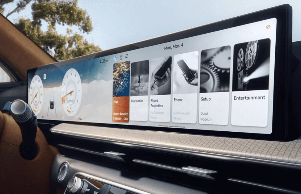 2027 Genesis GV80 interior screen