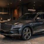 Luxury Genesis vehicle receiving certified service at Genesis of Schererville in Schererville, IN