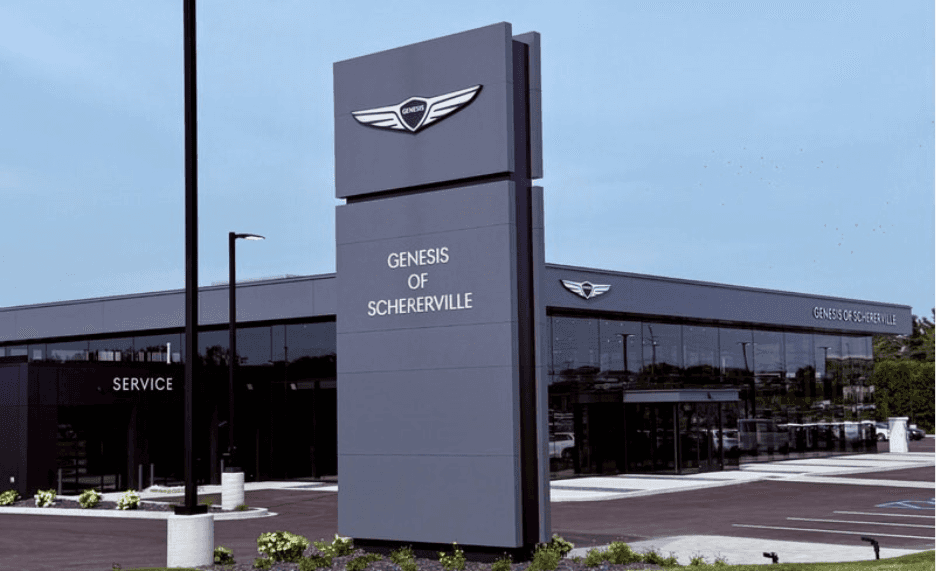 Genesis of Schererville dealership building in Schererville, Indiana, serving Genesis shoppers across Northwest Indiana and the Chicago area