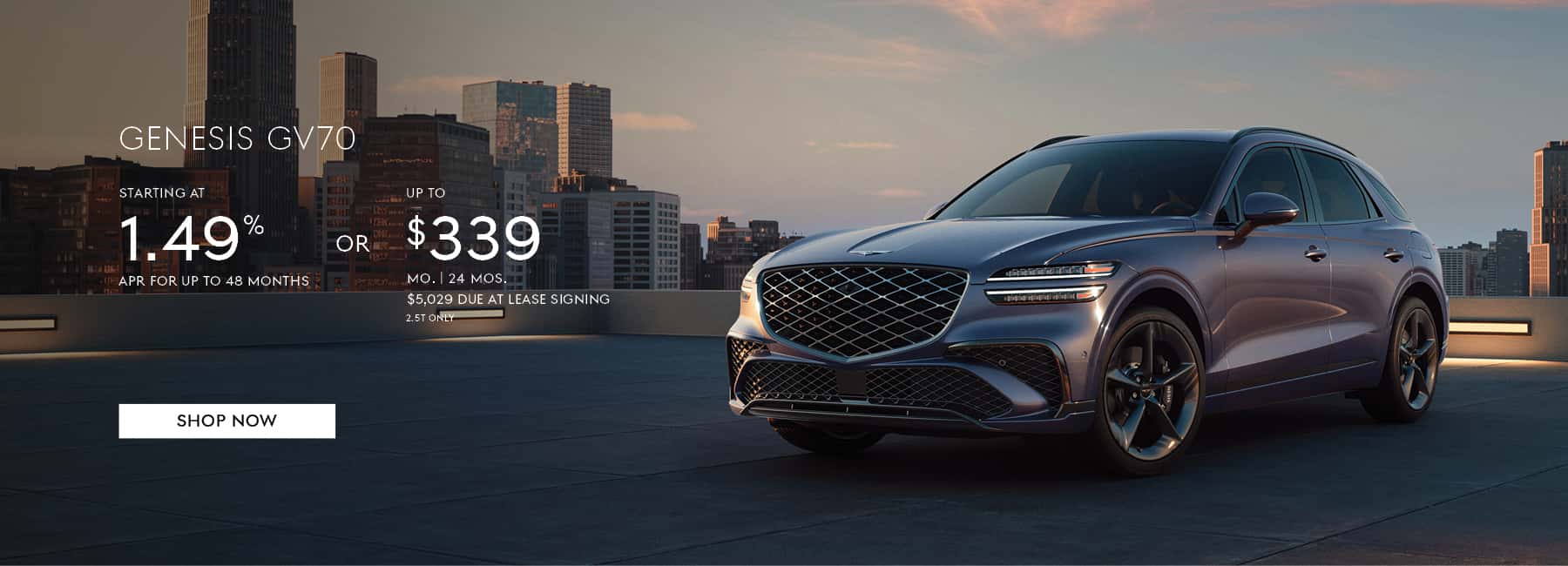 GV70 Lease/APR