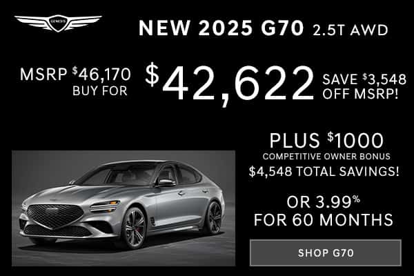New 2025 Genesis G70