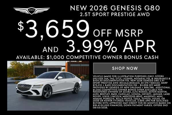 New 2026 Genesis G80