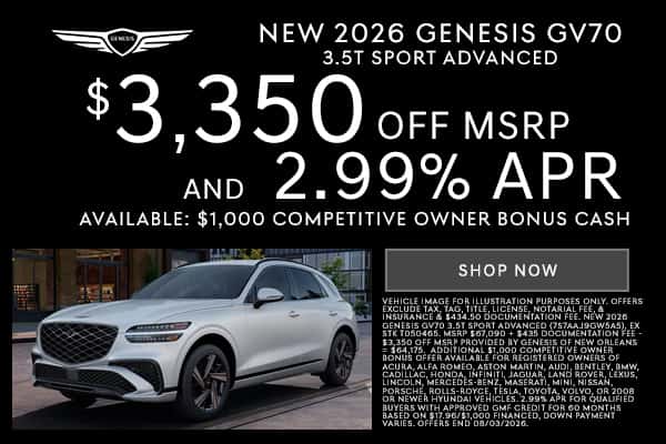New 2026 Genesis GV70 