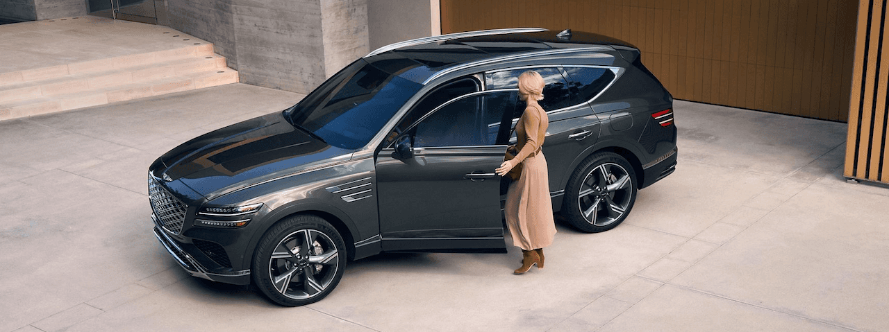 2026 Genesis GV80 luxury SUV exterior in New Orleans, LA