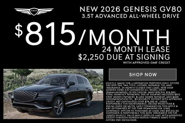 New 2026 Genesis GV80 
