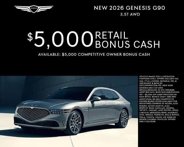 New 2026 Genesis G90 3.5T AWD