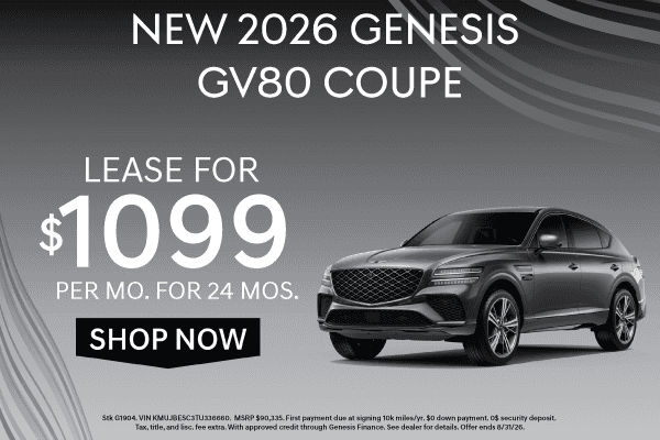 NEW 2026 GENESIS GV80 COUPE