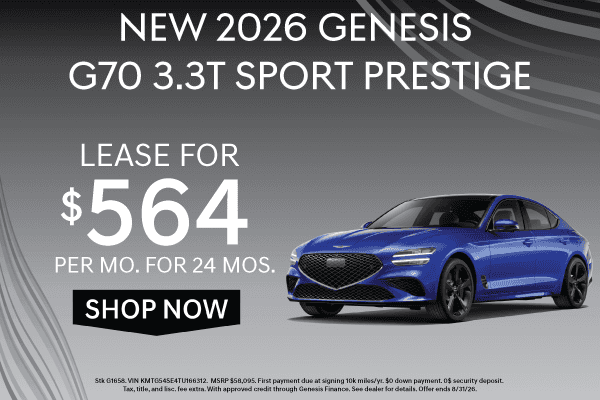 NEW 2026 GENESIS G70 3.3T SPORT PRESTIGE