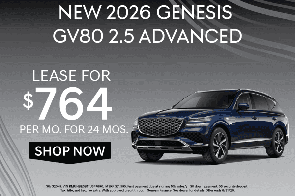 NEW 2026 GENESIS GV80 2.5 ADVANCED