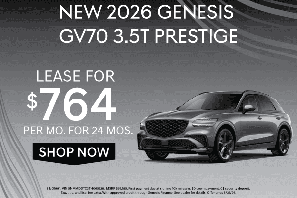 NEW 2026 GENESIS GV70 3.5T PRESTIGE