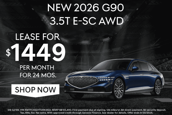 NEW 2026 G90 3.5T E-SC AWD