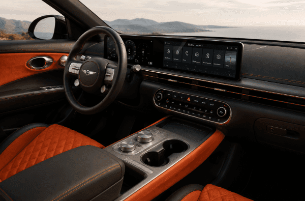 Genesis Magma interior dashboard.