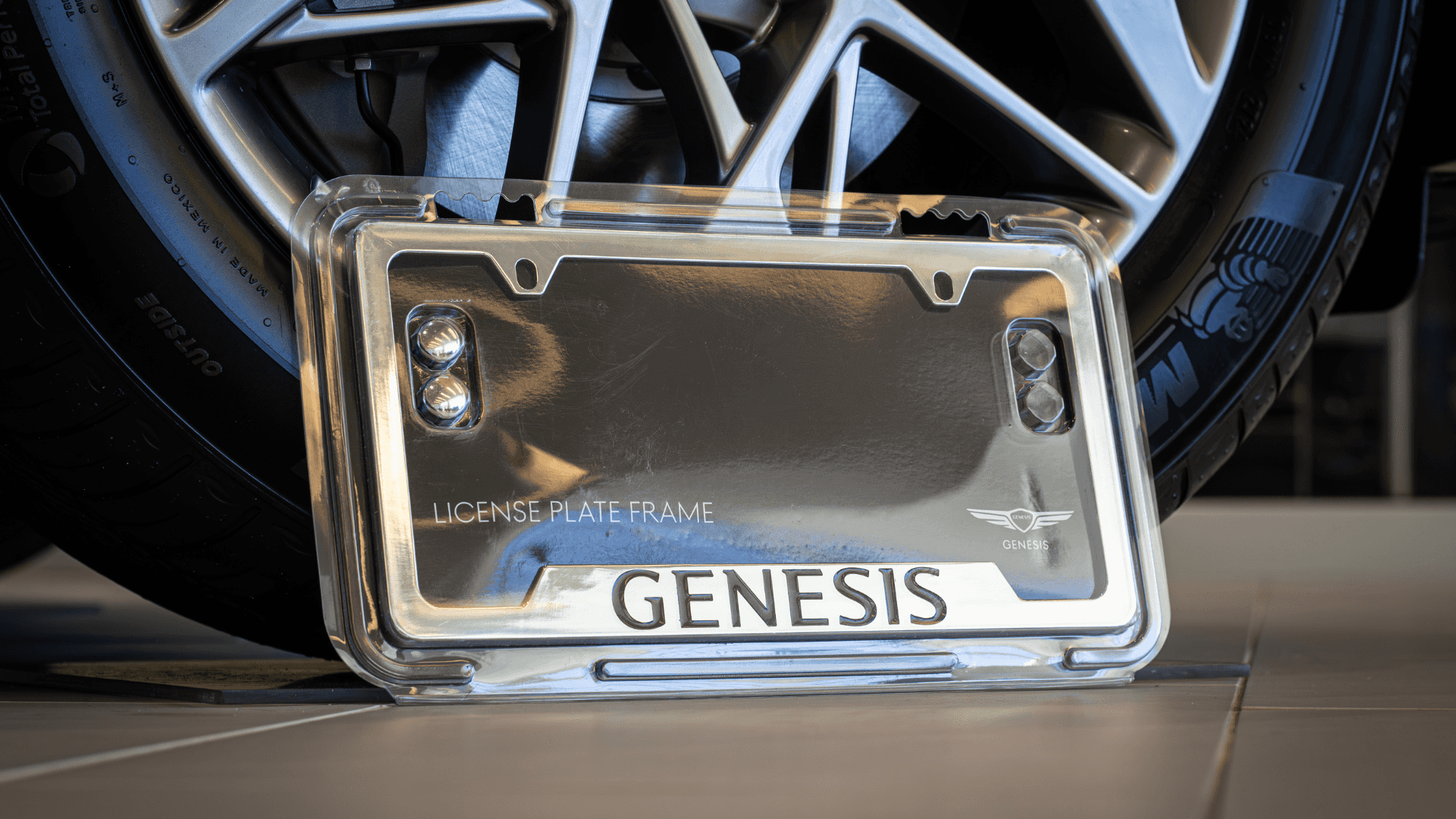 genesis license plate