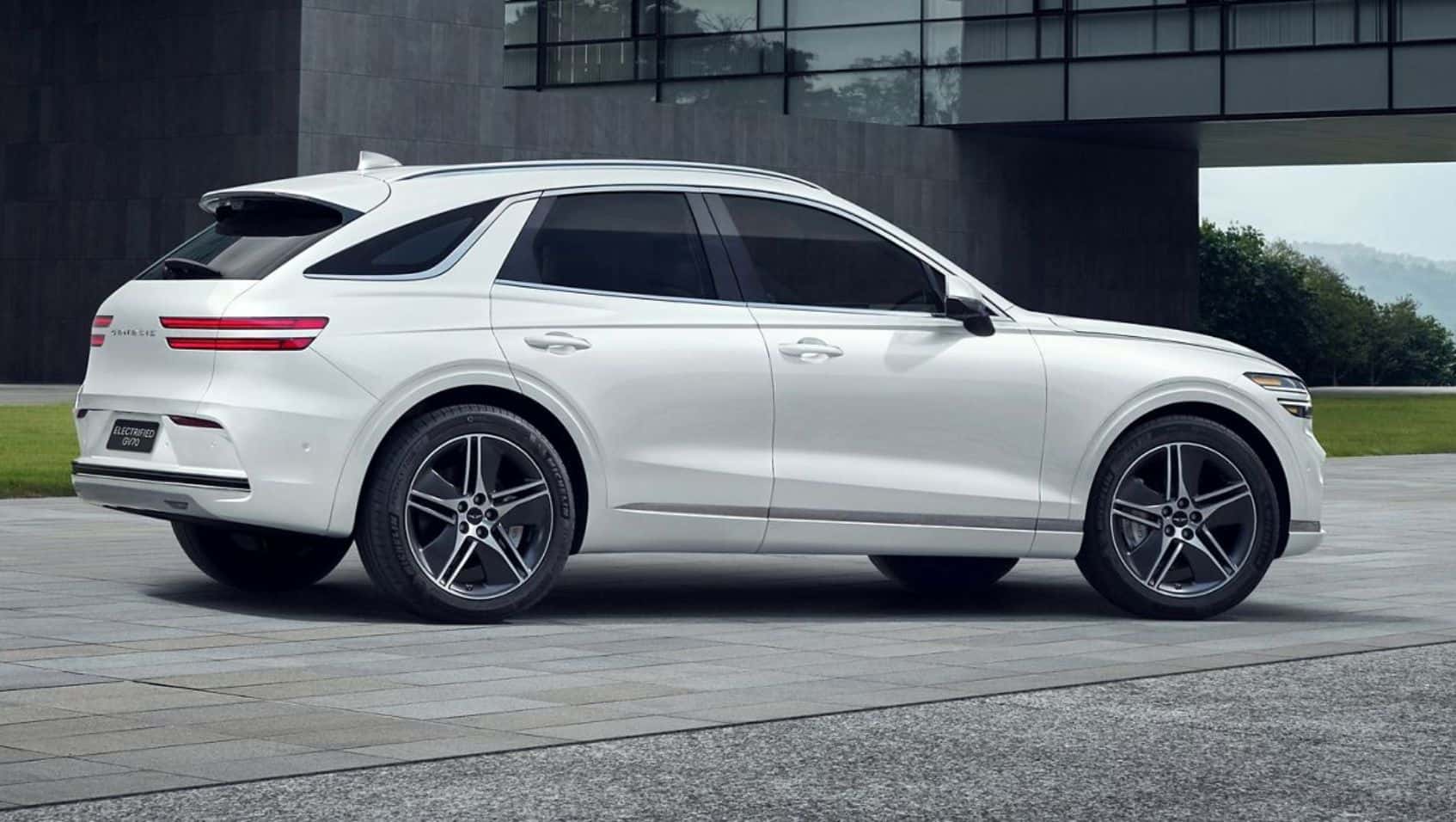 Back view of the 2027 Genesis Electrified GV70
