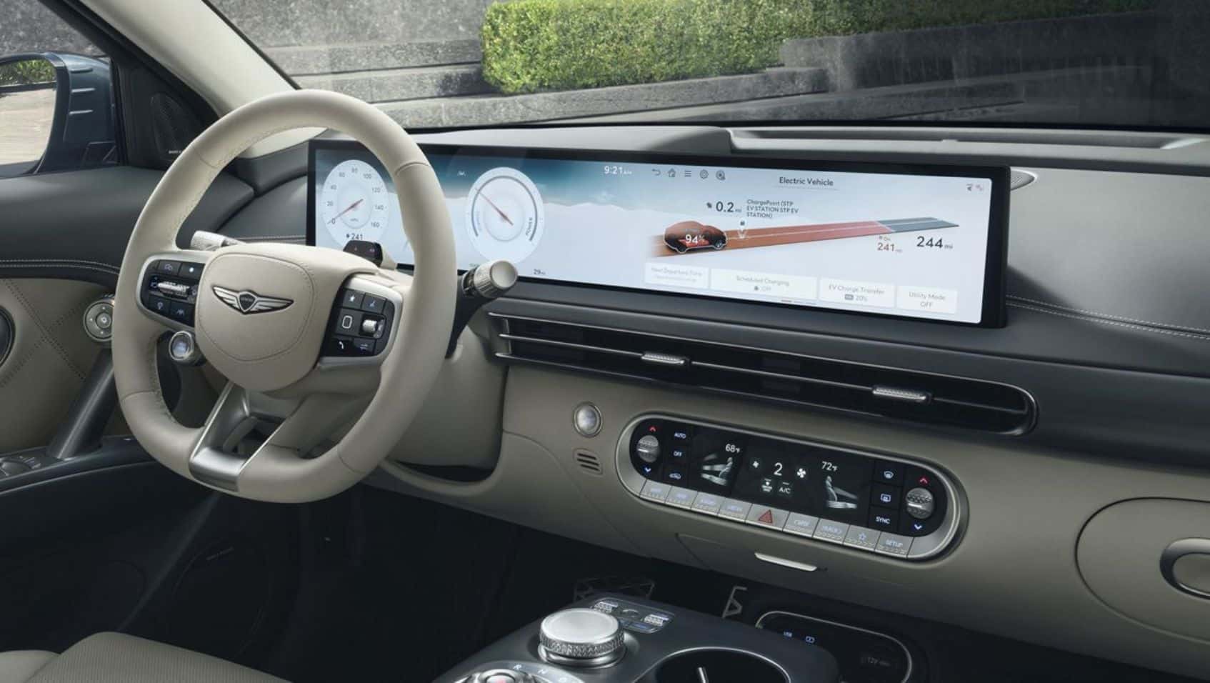 Interior view of the 2027 Genesis GV60 for sale in Riverdale, GA