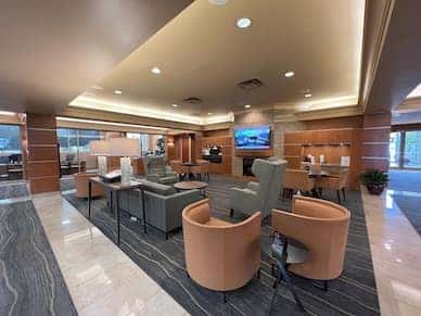 Interior waiting room of Germain Lexus of Easton