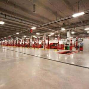 Interior of Service Center