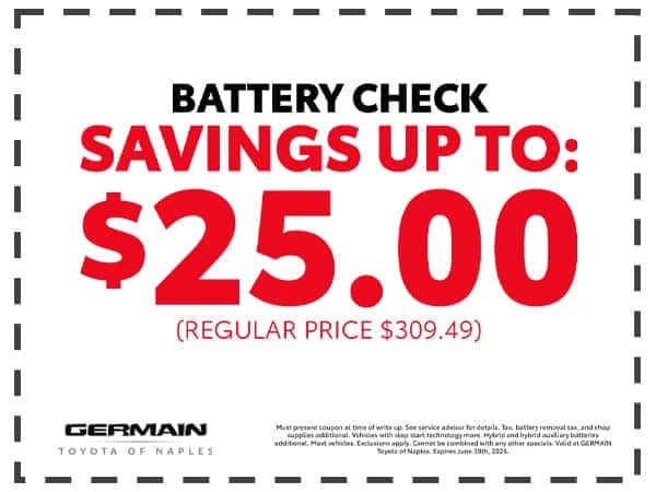 Special Offer - Battery Check