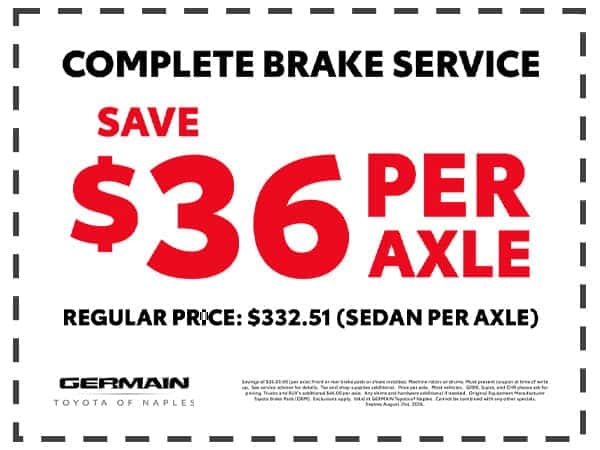 Brake Service August 2026 Coupon