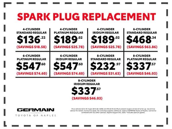 Spark Plug replacement August 2026 coupon