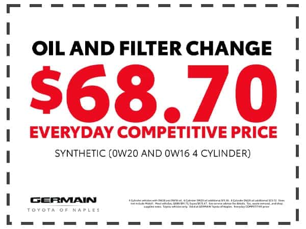 oil and Filter Change August 2026 Coupon