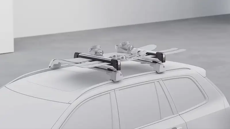 Volvo Ski/Snowboard Holder, Aluminum, Sliding