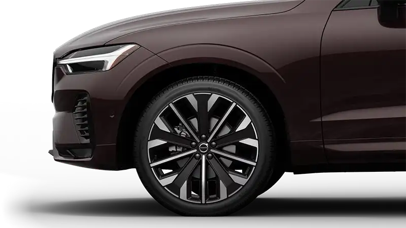 21-inch 5-V Spoke Glossy Black Diamond Cut Wheels