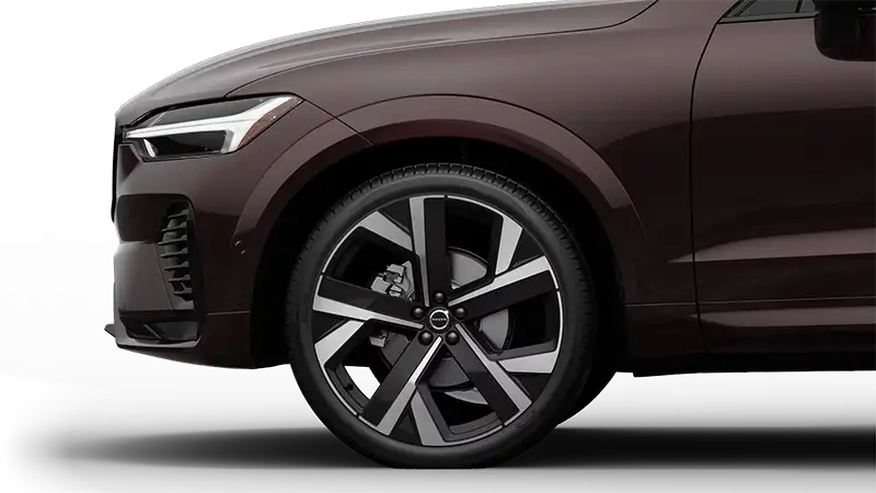 22-inch 5-Double Spoke Glossy Black Diamond Cut Wheels