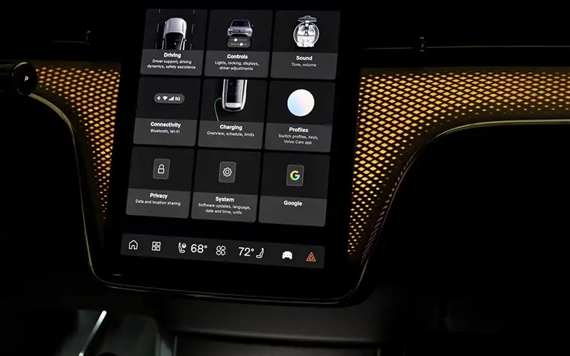 Volvo EX90 Infotainment