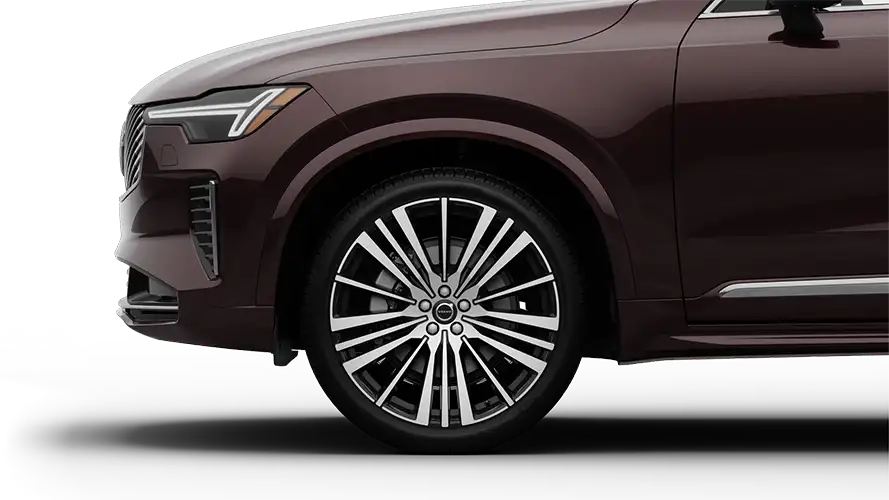 22-inch 20-Spoke Black Diamond Cut Alloy Wheels