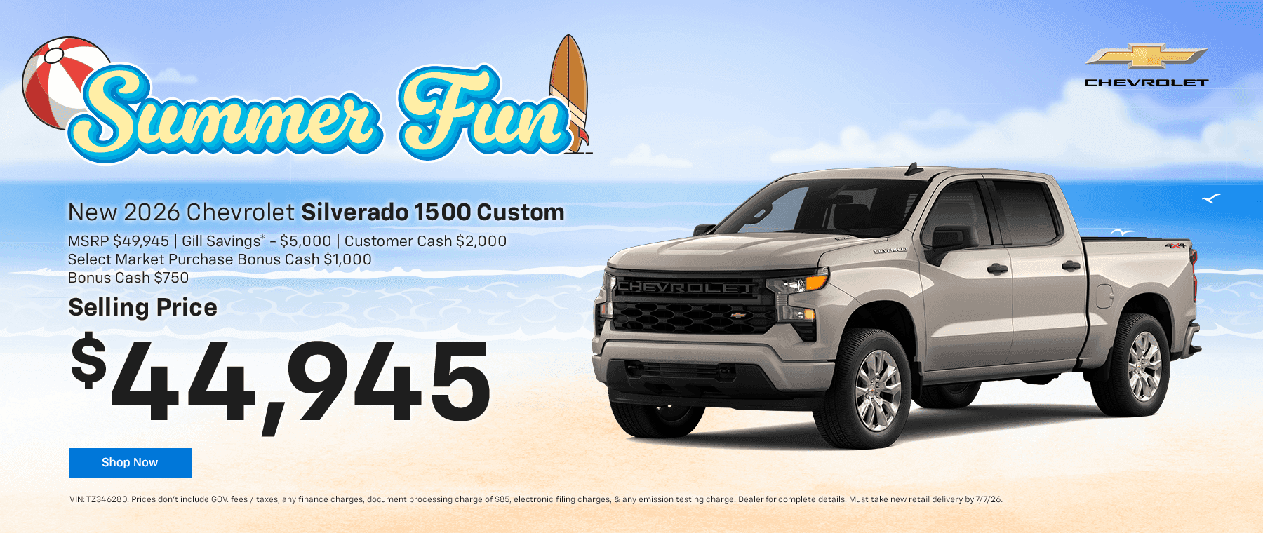 New 2026Chevrolet Silverado 1500 Custom