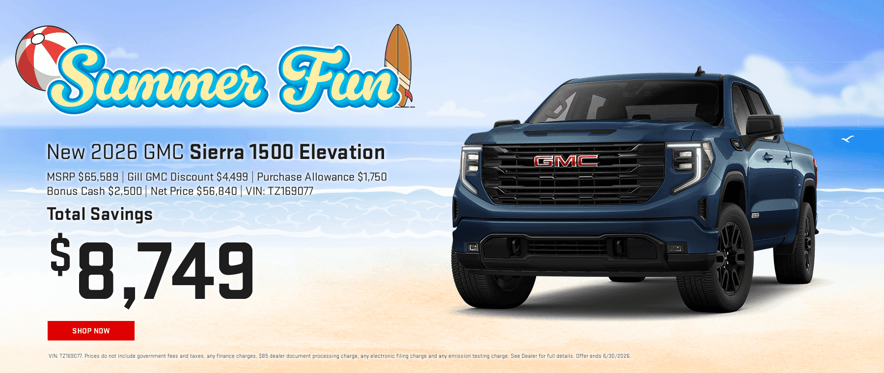 New 2026 GMC Sierra 1500 Elevation