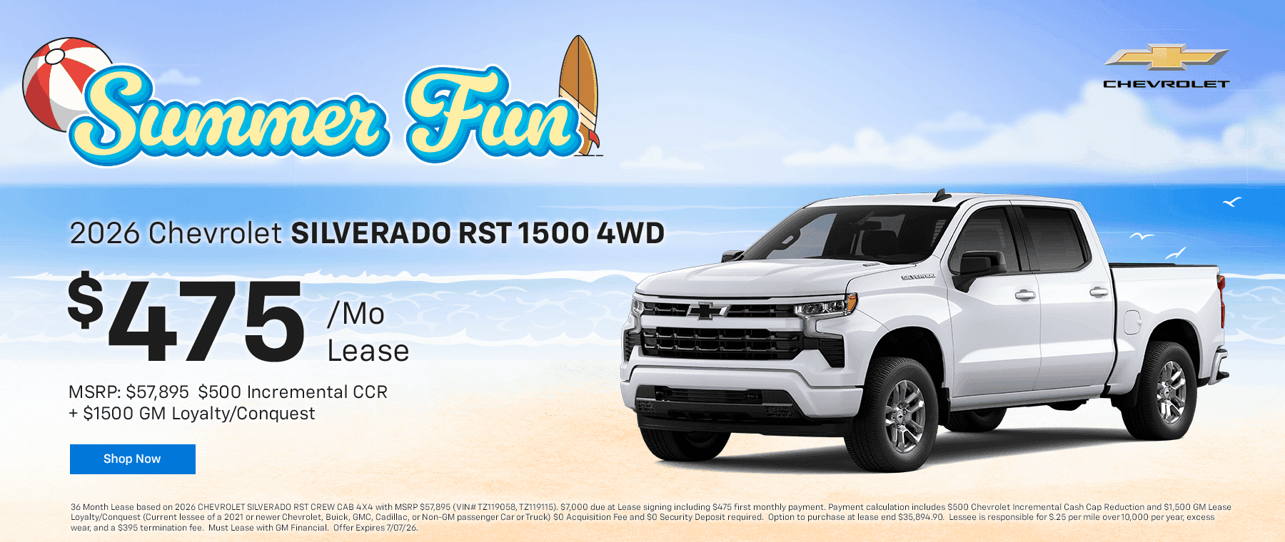 2026 CHEVROLET SILVERADO RST 1500 4WD