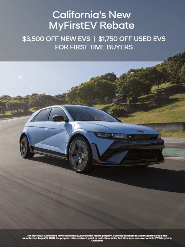 California's MyFirstEV Rebate