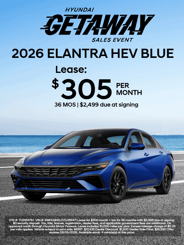 2026 HYUNDAI ELANTRA HEV BLUE