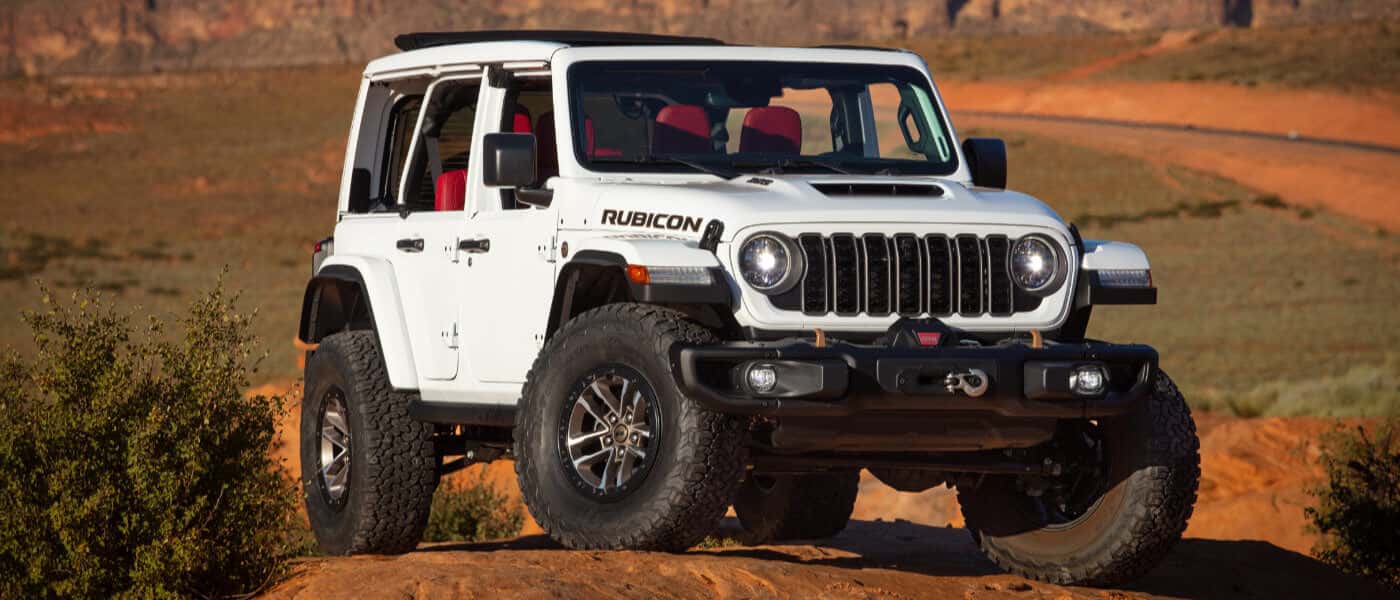 2026 Jeep Wrangler parked in the desert
