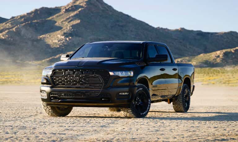 2026 Ram 1500 in the desert mountains