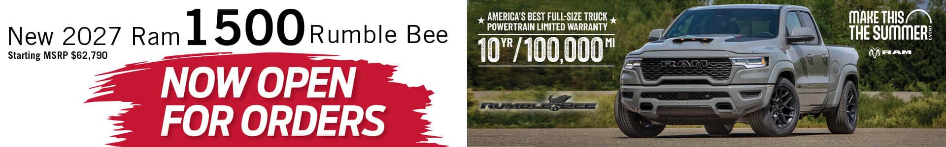 RAM 1500 Bumble Bee pre-order
