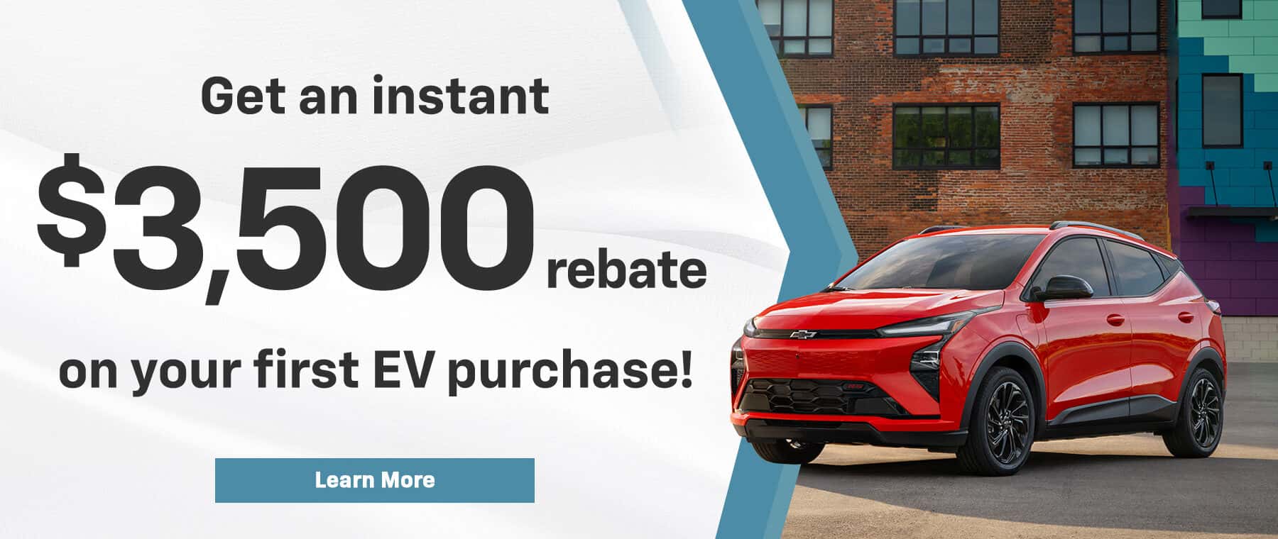 $3500 rebate on a Chevy EV