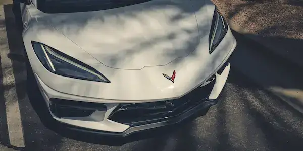 2027 Chevrolet Corvette white - front - for sale in Glenn Chevrolet