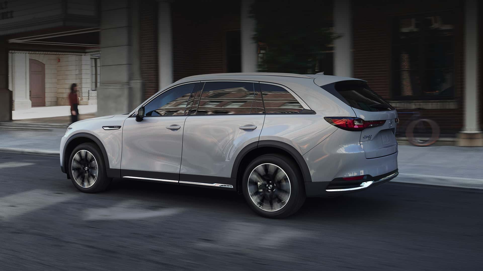CX-90 rear three-quarter view