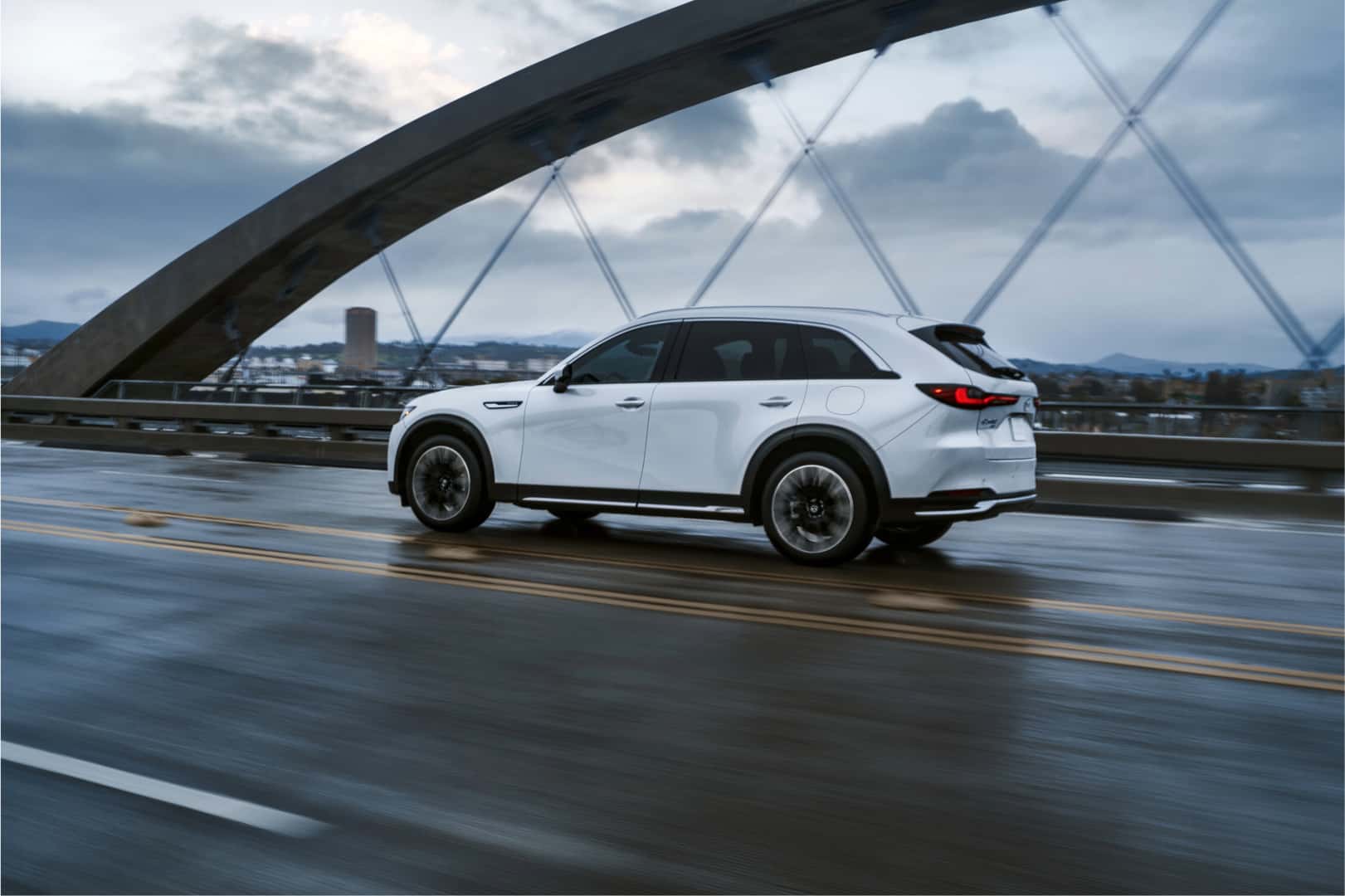 Mazda CX-90 near the Perrine Bridge in Twin Falls