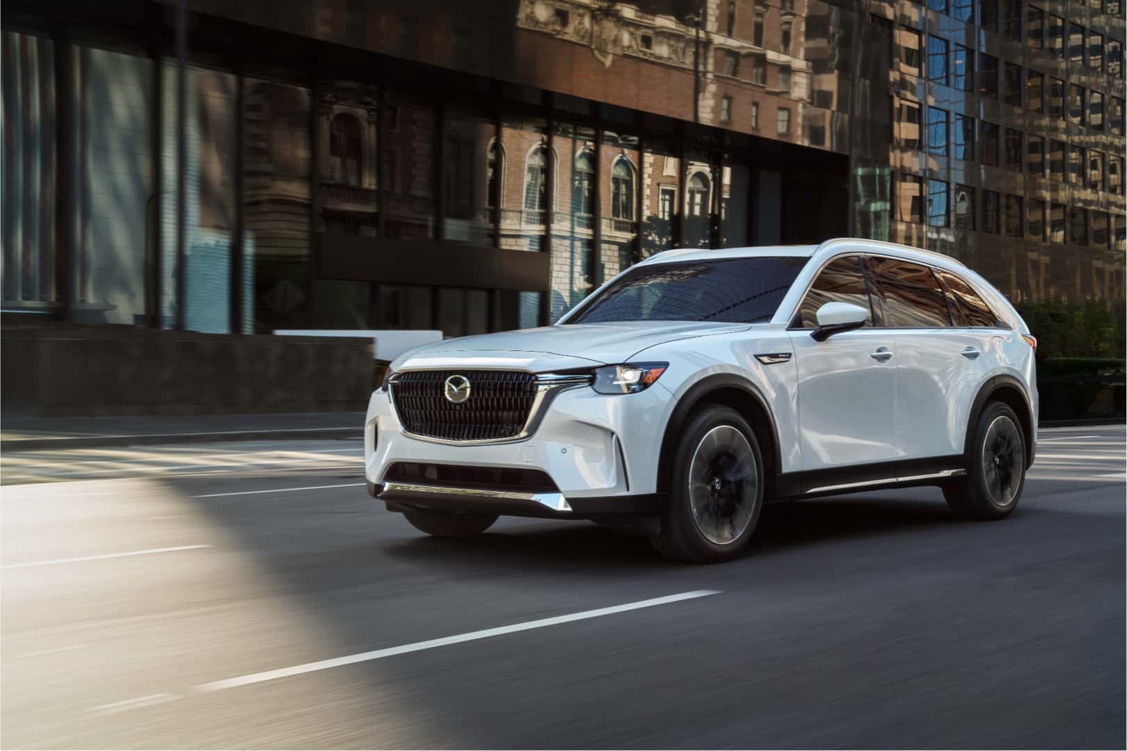 Mazda CX-90 in downtown Twin Falls, Idaho