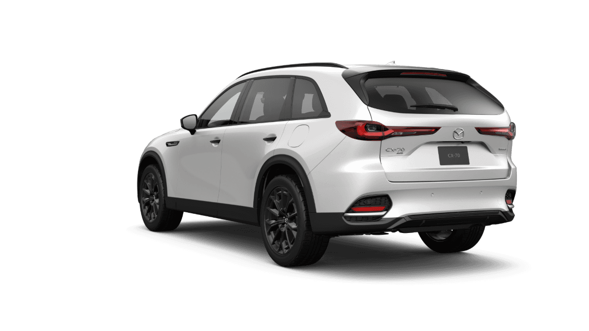 2026 Mazda CX-70 rear three quarter exterior view