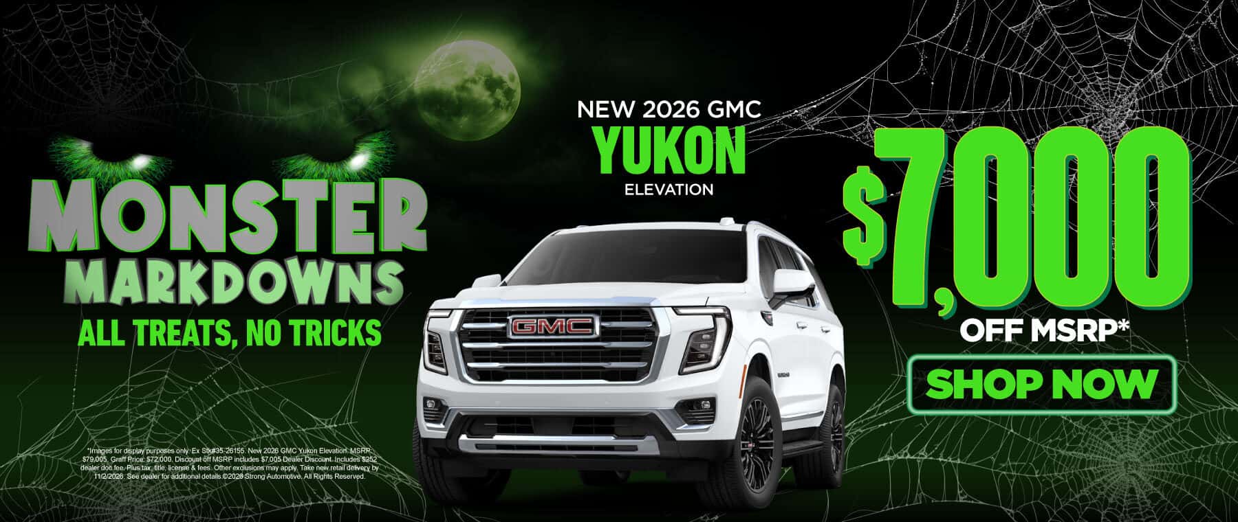 New GMC Yukon Elevation $7,000 Off MSRP*