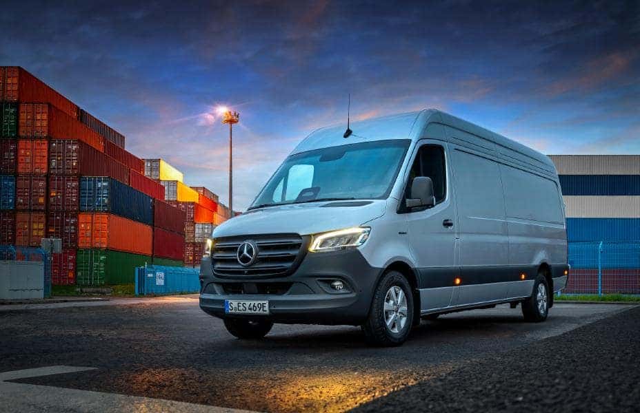 2025 Mercedes-Benz Sprinter 2500 parked in downtown Flint MI