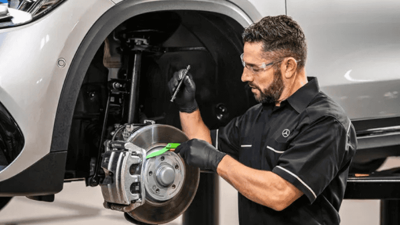 Mercedes-Benz Service A maintenance performed by factory-trained technicians