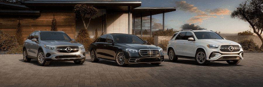 Mercedes-Benz vehicle driving through Michigan