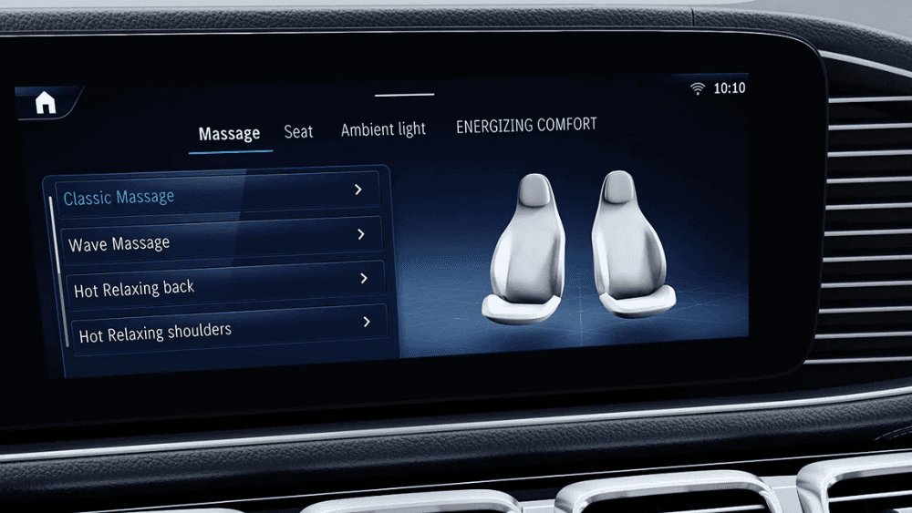 Mercedes-Benz GLE available massaging front seats