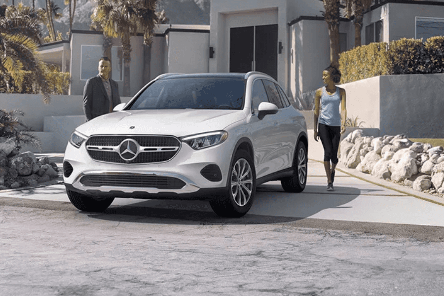 Exterior view of a Mercedes-Benz GLC SUV